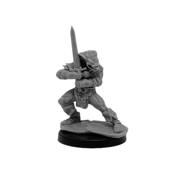 Serpentfolk Barbarian - Next Level Miniatures