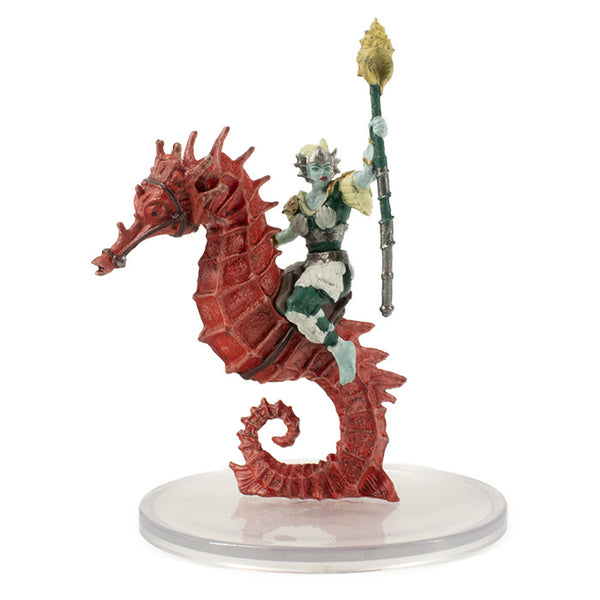 Sea Elf & Giant Sea Horse - Icons of the Realms - Seas & Shores #45&46