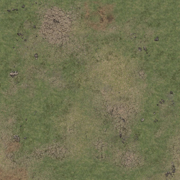 Battle Systems - Grassy Fields Gaming Mat 3x3 - Grid