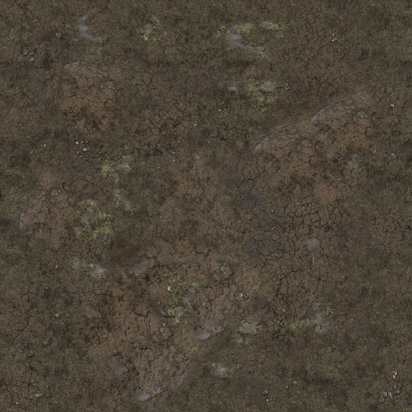 Battle Systems - Muddy Streets Gaming Mat 3x3 - Grid