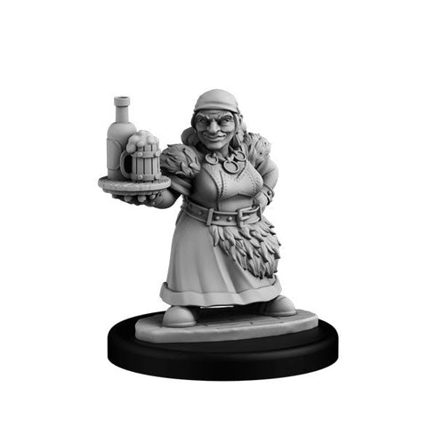Dwarf Barmaid - Next Level Miniatures