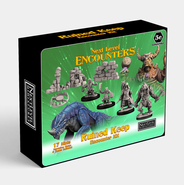 Next Level Encounters - Ruined Keep - Next Level Miniatures