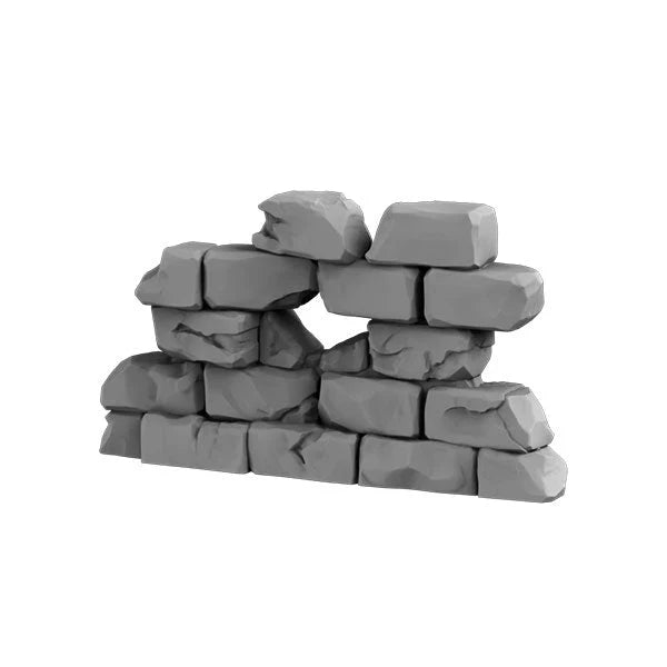 Ruined Wall (B) - Next Level Miniatures