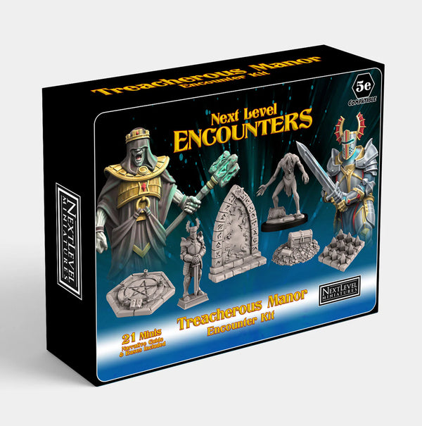 Next Level Encounters - Treacherous Manor - Next Level Miniatures