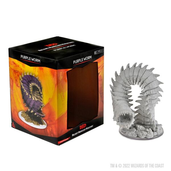D&D Nolzurs Marvelous Miniatures Purple Worm