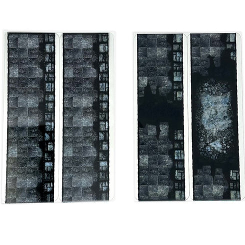 Arcknight Flat Plastic Miniatures - Ramparts - Roleplaying Objects 2.0 - 14 Pieces