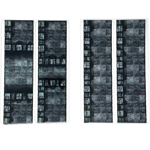 Arcknight Flat Plastic Miniatures - Ramparts - Roleplaying Objects 2.0 - 14 Pieces