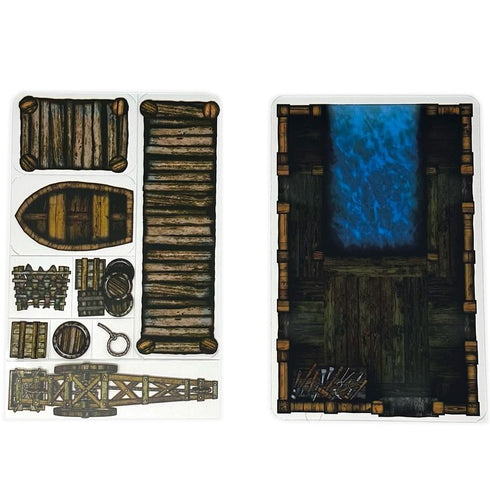 Arcknight Flat Plastic Miniatures - Thievesport - Roleplaying Objects 2.0 - 21 Pieces