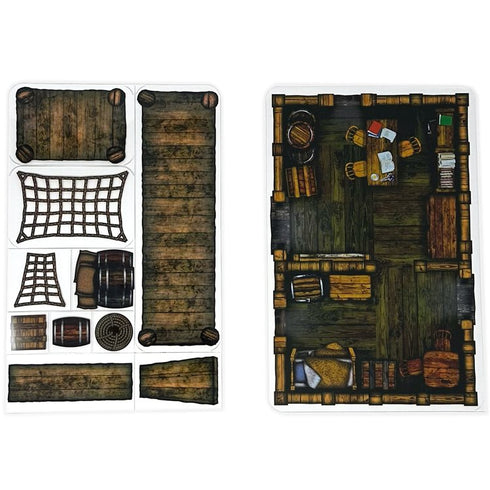 Arcknight Flat Plastic Miniatures - Thievesport - Roleplaying Objects 2.0 - 21 Pieces