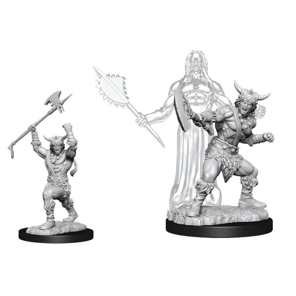 D&D - Unpainted Human Barbarian Male