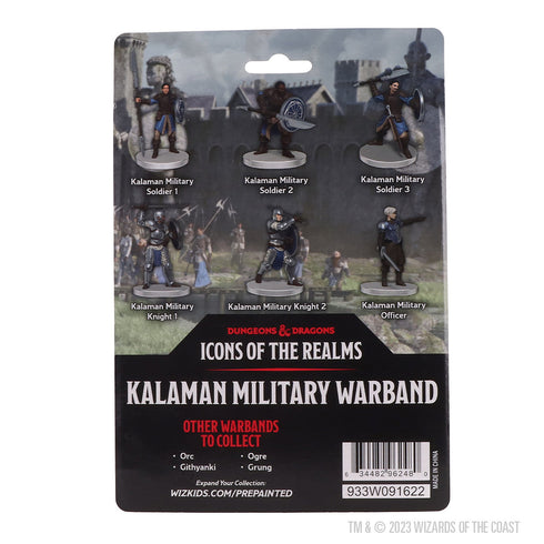 D&D Icons of the Realms Kalaman Military Warband