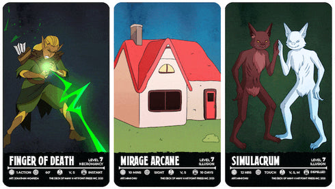 Deck of Many: Animated Spells: Level 7 A-Z