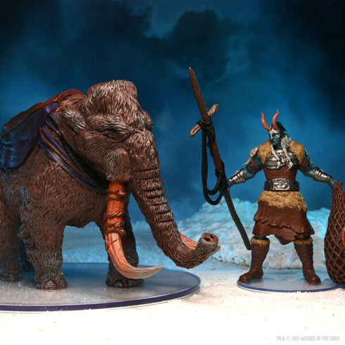 D&D Icons of the Realms: Snowbound Frost Giant & Mammoth Premium Set