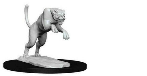 Dungeons & Dragons Nolzur's Marvelous Miniatures: Panther & Leopard - Unpainted