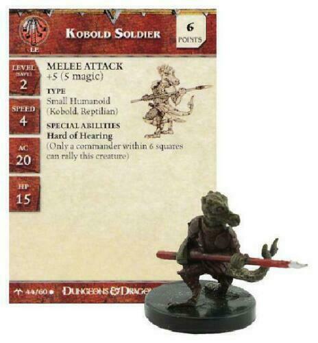 Kobold Soldier - Angelfire - Dungeons & Dragons Miniature (DDM) - #44