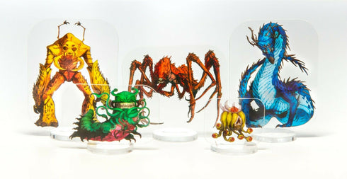 Arcknight Flat Plastic Miniatures - The Underground Set - 62 2D Minis