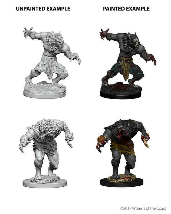 Dungeons & Dragons Nolzur's Marvelous Miniatures - Werewolves - Unpainted