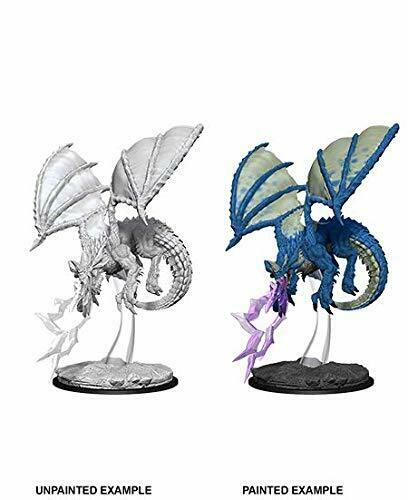 D&D Nolzur's Marvelous Miniatures - Young Blue Dragon - Unpainted