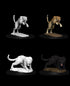 Dungeons & Dragons Nolzur's Marvelous Miniatures: Panther & Leopard - Unpainted