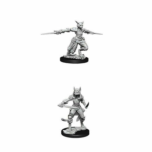Dungeons & Dragons Nolzur's Marvelous Minis - Tabaxi Rogue (Female) - Unpainted
