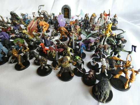 Random Monsters! New Dungeons and Dragons Official Prepainted Miniatures - Bulk