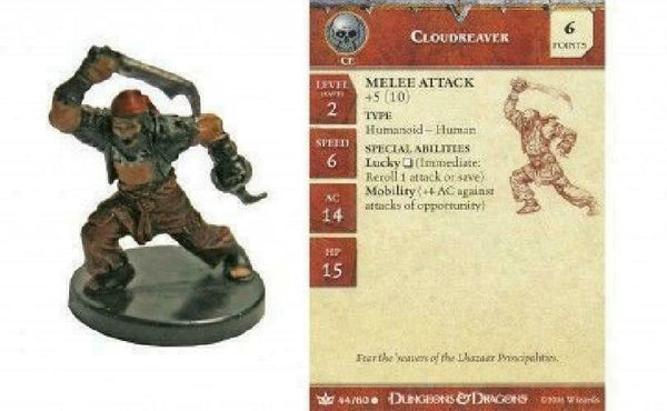 Cloudreaver - War of the Dragon Queen - Dungeons and Dragons Miniature (DDM) #44