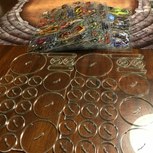 Arcknight Flat Plastic Miniatures - DM Starter Set - 167 2D Minis