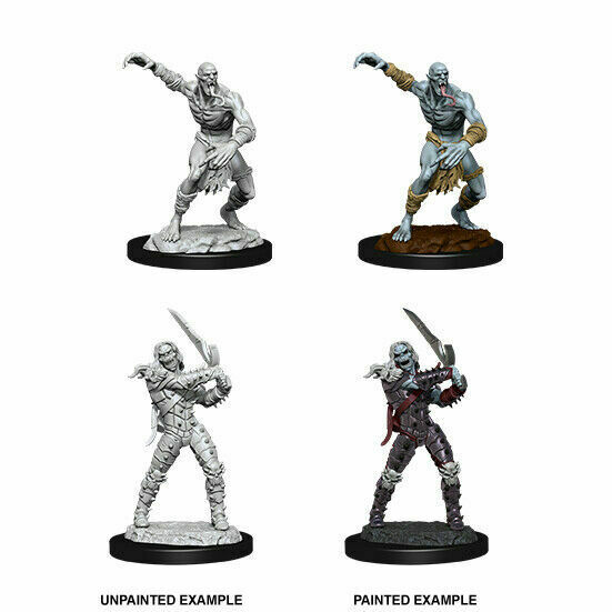 D&D Nolzur's Marvelous Miniatures - Wight & Ghast - Unpainted
