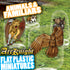 Arcknight Flat Plastic Miniatures - Animals & Familiars Set - 62 2D Minis