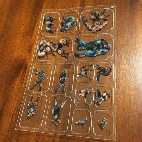 Arcknight Flat Plastic Miniatures - Zombie Horde - 31 2D Minis