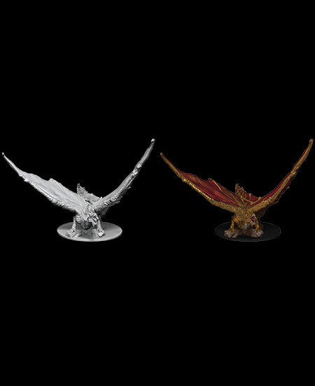 D&D Nolzur's Marvelous Miniatures - Young Brass Dragon - Unpainted