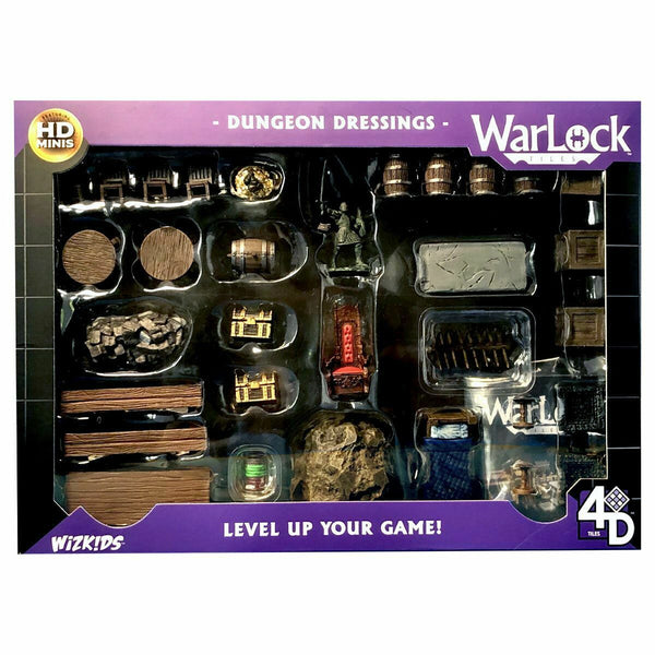 Wizkids 4D WarLock Tiles - Dungeon Dressings (Prepainted)