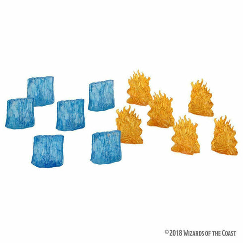 WizKids D&D Icon of the Realms: Spell Effects: Wall of Fire & Wall of Ice