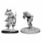 Dungeons & Dragons Nolzur's Miniatures: Wererat & Weretiger - Unpainted