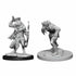 Dungeons & Dragons Nolzur's Miniatures: Wererat & Weretiger - Unpainted