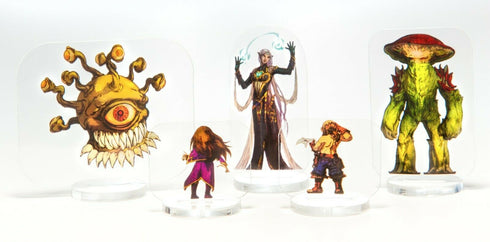 Arcknight Flat Plastic Miniatures - The Underground Set - 62 2D Minis