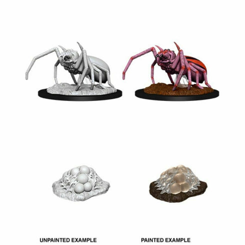 D&D Nolzur's Marvelous Miniatures - Giant Spider & Egg Clutch - Unpainted