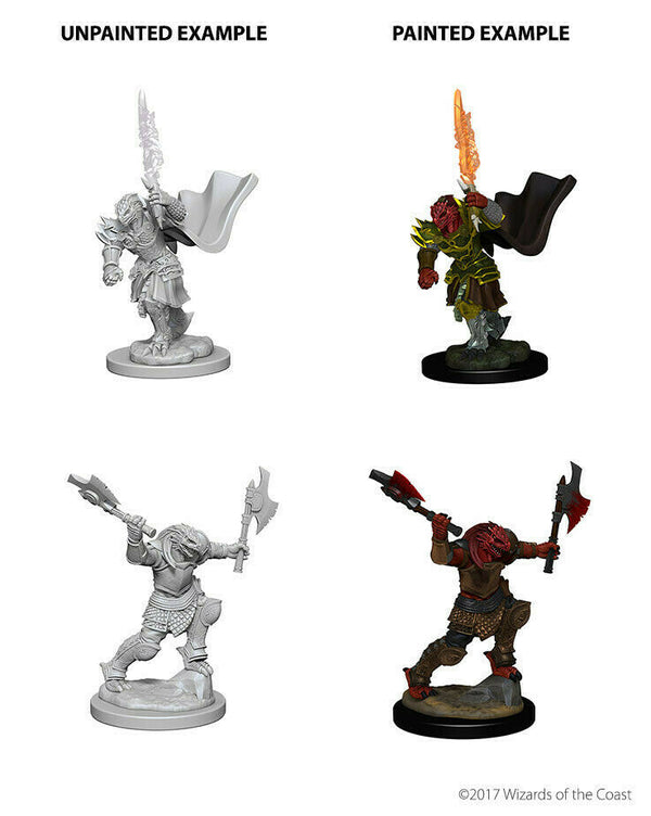D & D Nolzur's Marvelous Minis - Dragonborn Fighter (Female) - Unpainted
