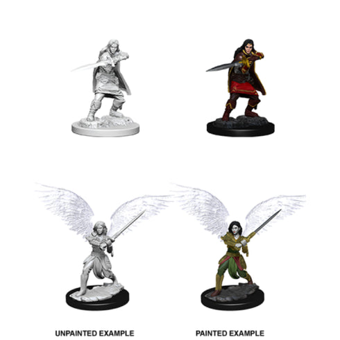 D & D Nolzur's Marvelous Miniatures - Female Aasimar Fighter - Unpainted