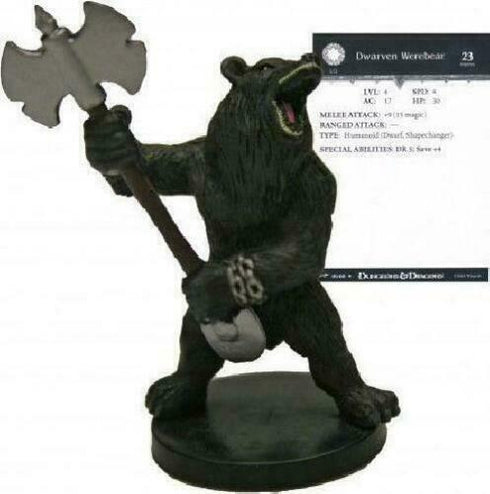 Dwarven Werebear - Dragoneye - Dungeons & Dragons Miniature (DDM) - #10
