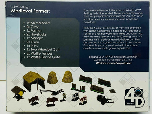Wizkids 4D: Medieval Farmer (Prepainted)