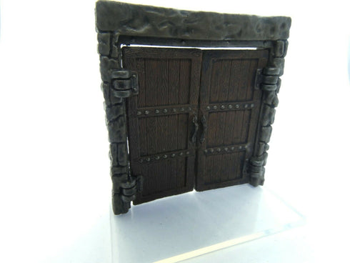 Wizkids 4D WarLock Tiles - Doors & Archways Set - 2" Wooden Double Door