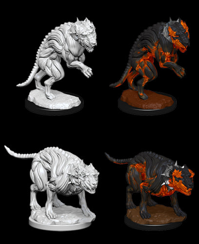 Pathfinder Battles Deep Cuts - Hell Hounds - Unpainted