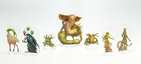 Arcknight Flat Plastic Miniatures - The Grove Set - 62 2D Minis