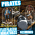 Arcknight Flat Plastic Miniatures - Pirates Set - 62 2D Minis