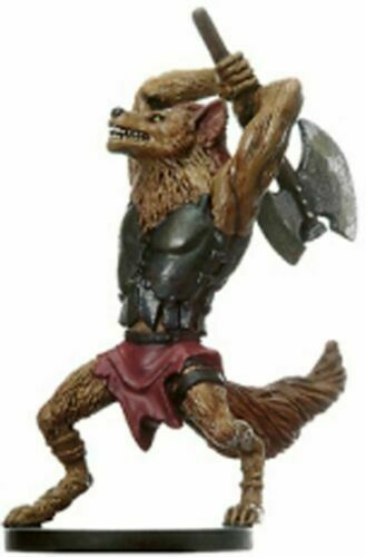 Gnoll Barbarian - Blood War - Dungeons and Dragons Miniature (DDM) #52