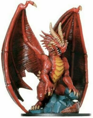 Huge Red Dragon - Giants of Legend - Dungeons and Dragons Miniature (DDM) #71