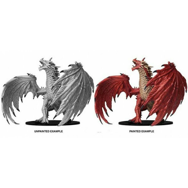 Pathfinder Battles Deep Cuts - Gargantuan Red Dragon - Unpainted