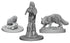 Pathfinder Deep Cuts: Familiars (Bat, Fox, Badger) - Unpainted