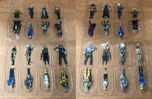 Arcknight Flat Plastic Miniatures - Spacefarers Set - 56 2D Minis